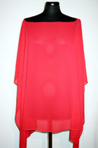 Poncho aus Chiffon