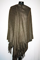 Poncho aus Vlies