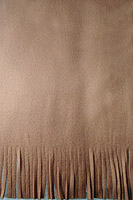 Poncho aus Vlies